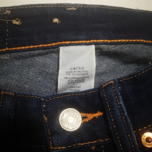 Denim & Supply Ralph Lauren Straight Leg dark wash jeans 24/32 - Picture 3 of 4